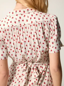 Rouje Robes></noscript>Robe ANAIS FLEURETTESAUVAGEECRU