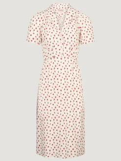 Rouje Robes></noscript>Robe ANAIS FLEURETTESAUVAGEECRU