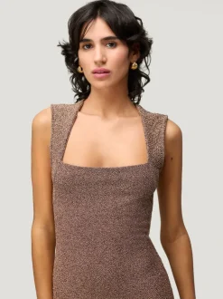 Rouje Robes>Robe ELNA LurexDoré
