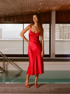 Rouje Robes></noscript>Robe JOSEPHINA SATINROUGE