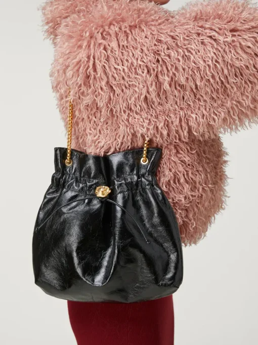 Rouje Sacs>Sac ARTISTE VernisNoir