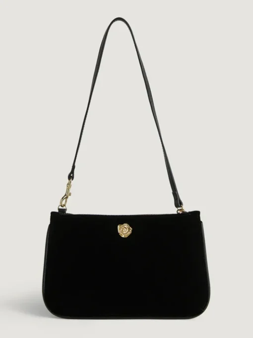 Rouje Sacs|Petite Maroquinerie>Sac LE MINI VeloursNoir