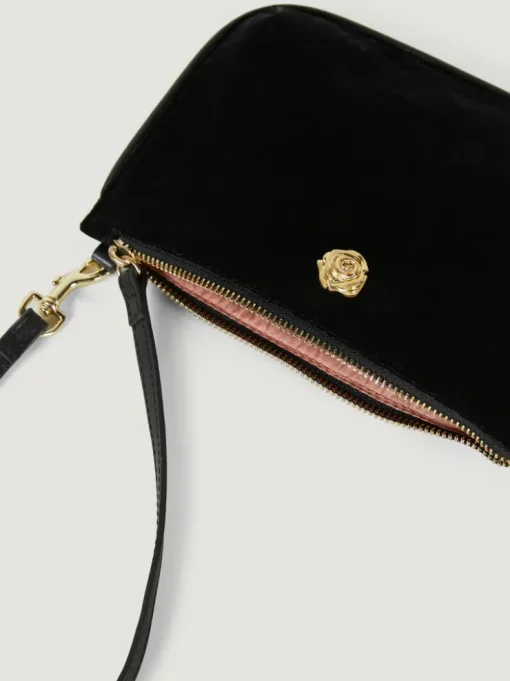 Rouje Sacs|Petite Maroquinerie>Sac LE MINI VeloursNoir