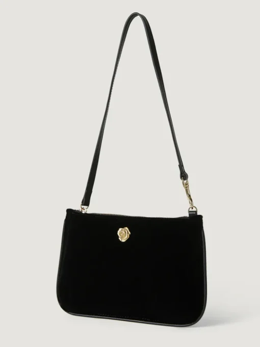 Rouje Sacs|Petite Maroquinerie>Sac LE MINI VeloursNoir