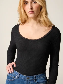 Rouje Tops>Top GIO Noir