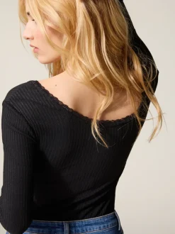 Rouje Tops>Top GIO Noir