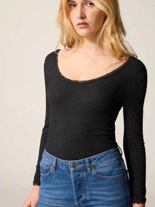 Rouje Tops>Top GIO Noir