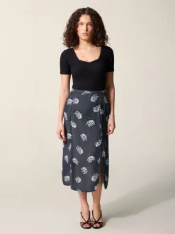 Rouje Tops>Top GIUIA Noir