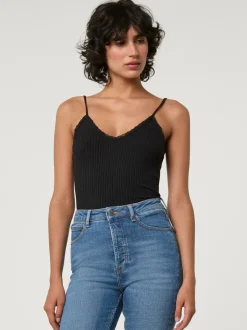Rouje Tops>Top LIO Noir