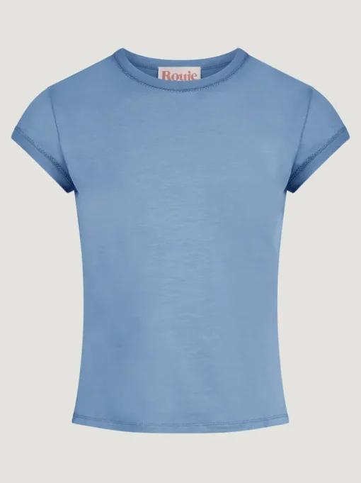 Rouje Tops>T-Shirt FERGUS UniBleu