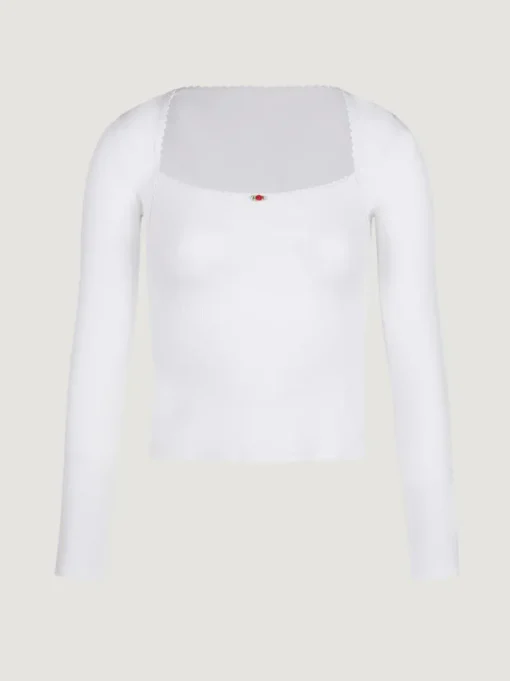 Rouje Tops>T-shirt IVANKA UniBlanc