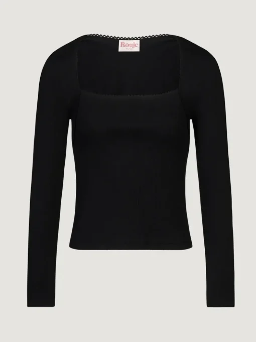 Rouje Tops>T-shirt IVANKA UniNoir