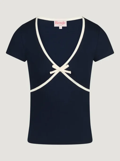 Rouje Tops>T-Shirt KARENE UniMarine