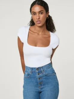 Rouje Tops>T-shirt SIAM Blanc
