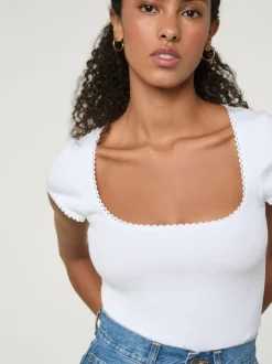 Rouje Tops>T-shirt SIAM Blanc
