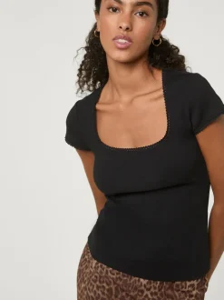 Rouje Tops>T-shirt SIAM Noir