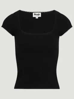 Rouje Tops></noscript>T-shirt SIAM Noir