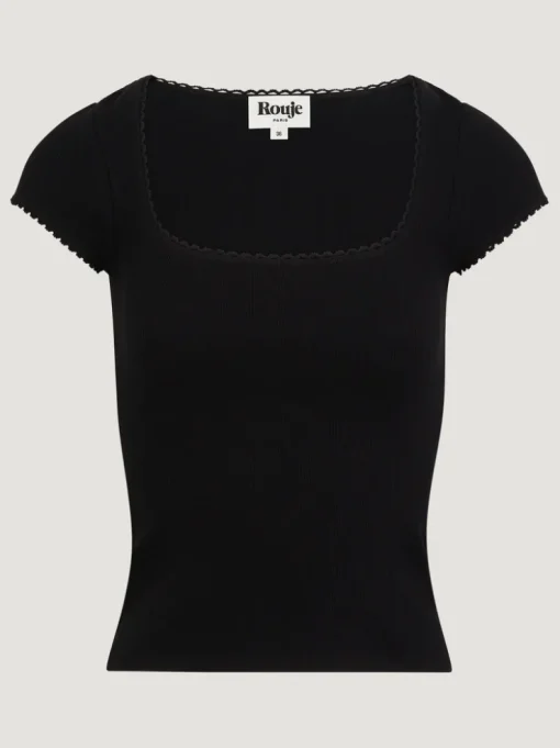 Rouje Tops>T-shirt SIAM Noir