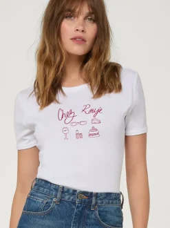 Rouje Tops>T-Shirt TIMEO ChezRoujeBlanc