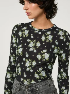 Rouje Tops>T-Shirt TIMOTHEE JardinSecretNoir