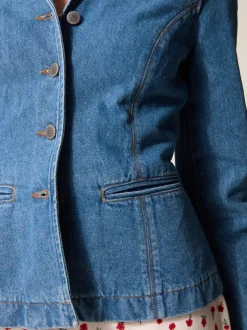 Rouje Manteaux & Vestes>Veste ULYSSE DenimIIndigoDoubleStone